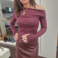 Maglia bordeaux SIRIA