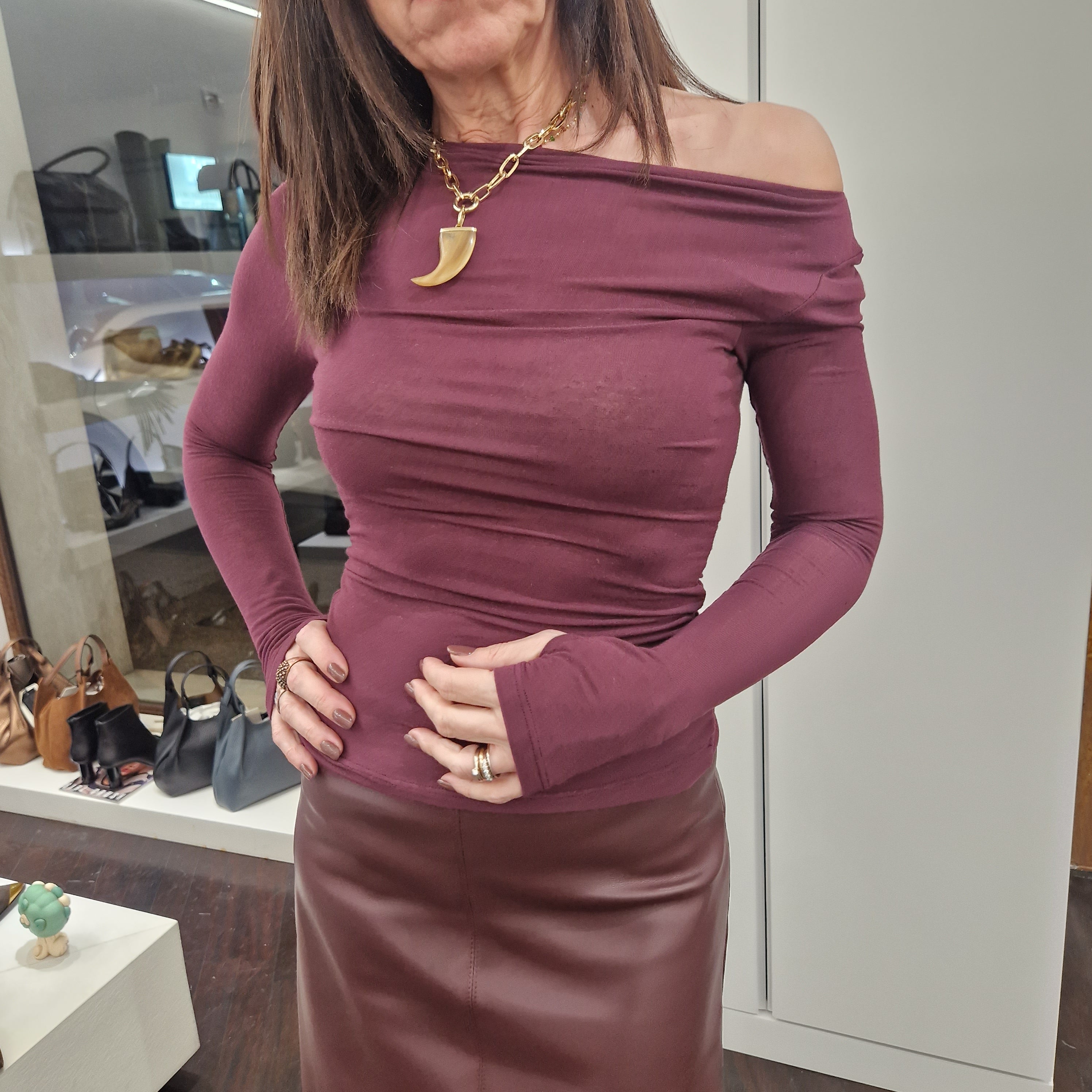 Maglia bordeaux SIRIA