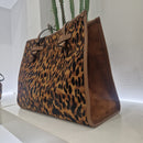 Gianni Chiarini borsa MARCELLA dimensione grande  stampa lince