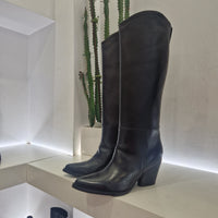 Stivale ANNA pelle nera