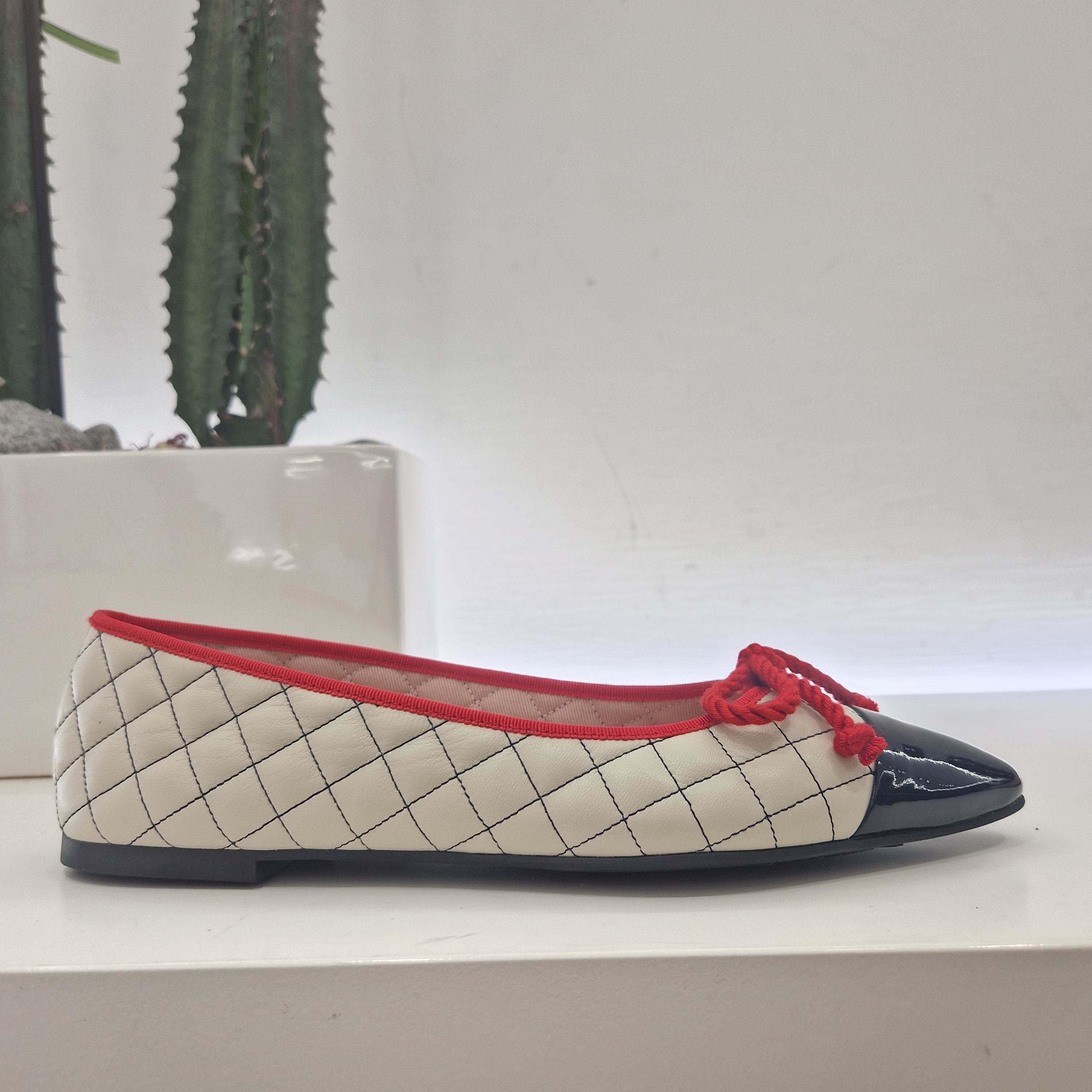 Pretty Ballerinas ballerina panna/rossa/blu