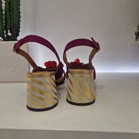 Chie Mihara sandalo fiore rosso
