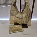 Marc Ellis borsa SHEILA DO pellame laminato catena oro