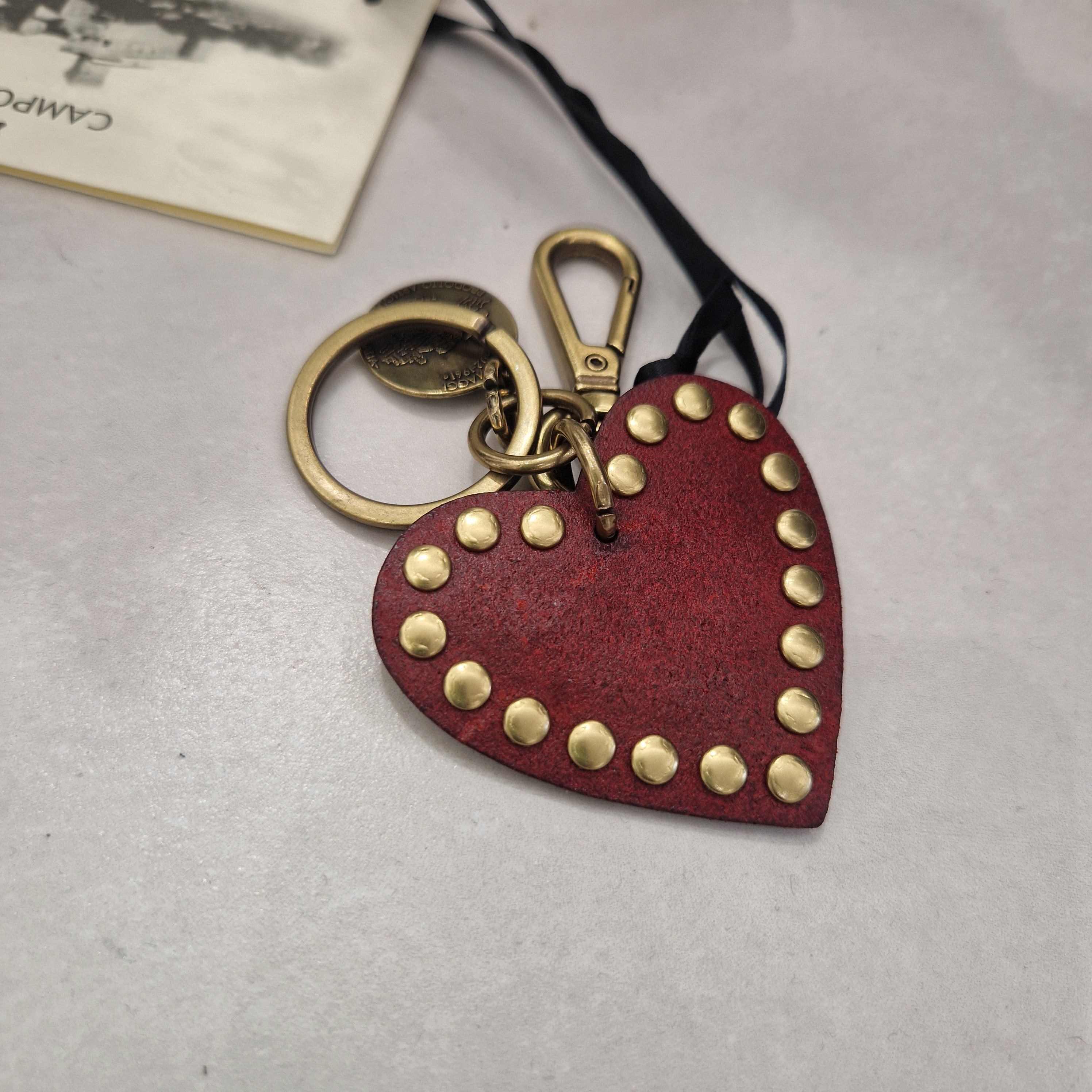 Campomaggi  portachiavi rosso CUORE