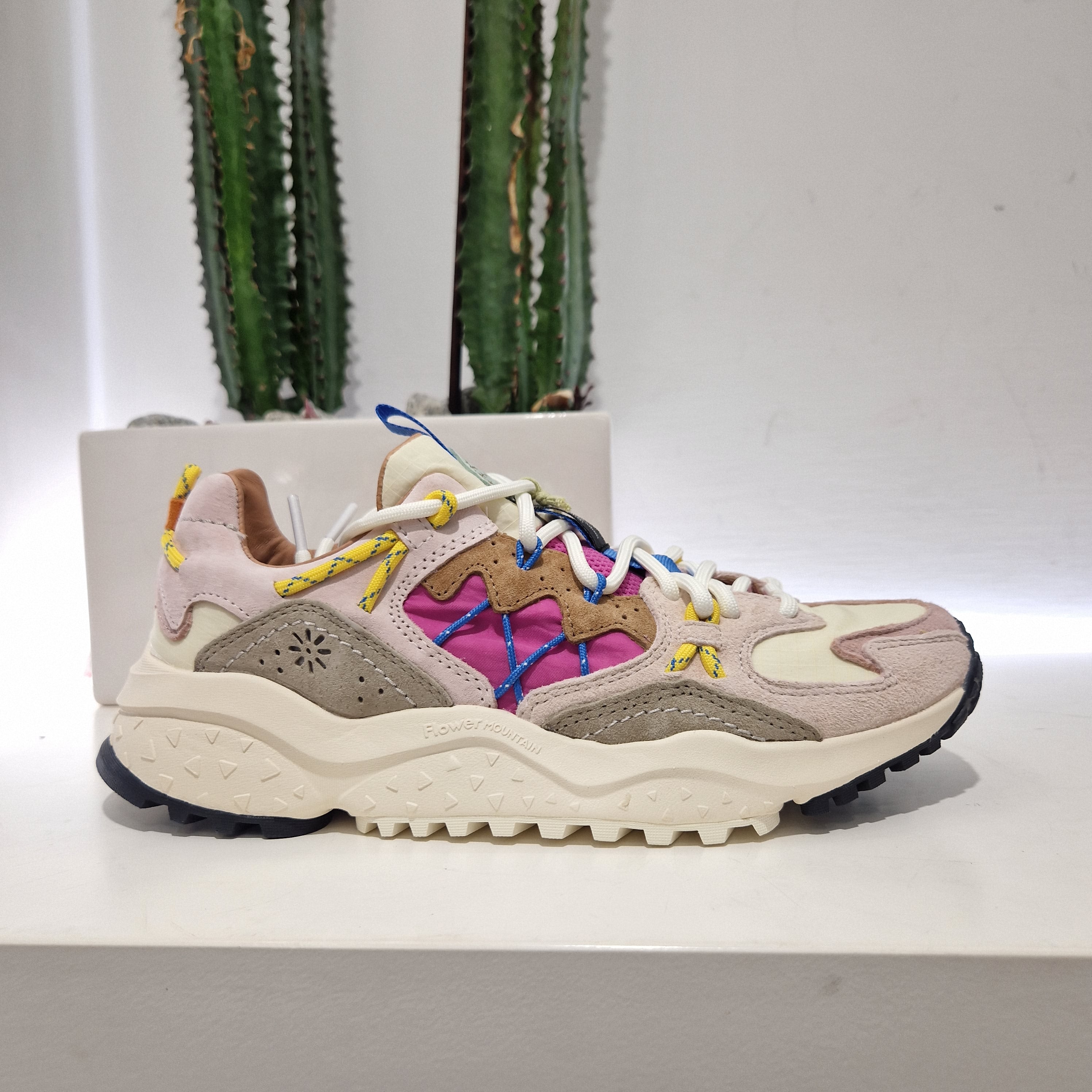 Flower Mountain sneakers YAMABUSHI dettagli ciclamino