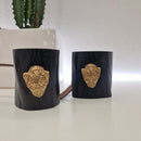 Alberto Luti bracciale alto in pelle con accessorio animalier