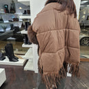 Mantella PIUMINO con bordo ecopelliccia