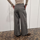 Pantalone grigio modello gamba PALAZZO