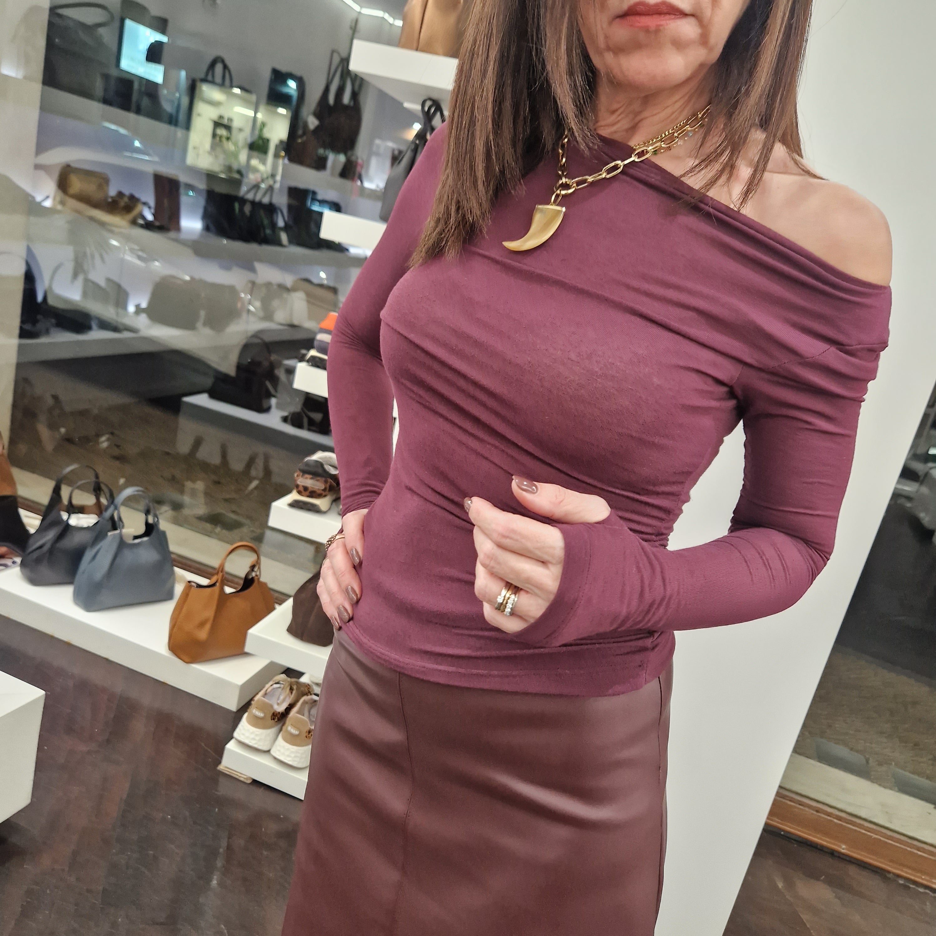 Maglia bordeaux SIRIA