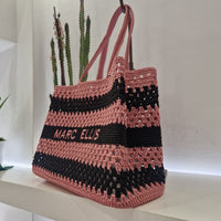 Marc Ellis borsa BUBY VALENZA riga rosa/nero