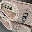 Mou sabot color grigio-cipria