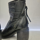A.S.98 stivaletto nero tacco 7 cm