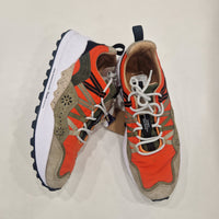 Flower Mountain sneaker uomo modello WHASHI arancio