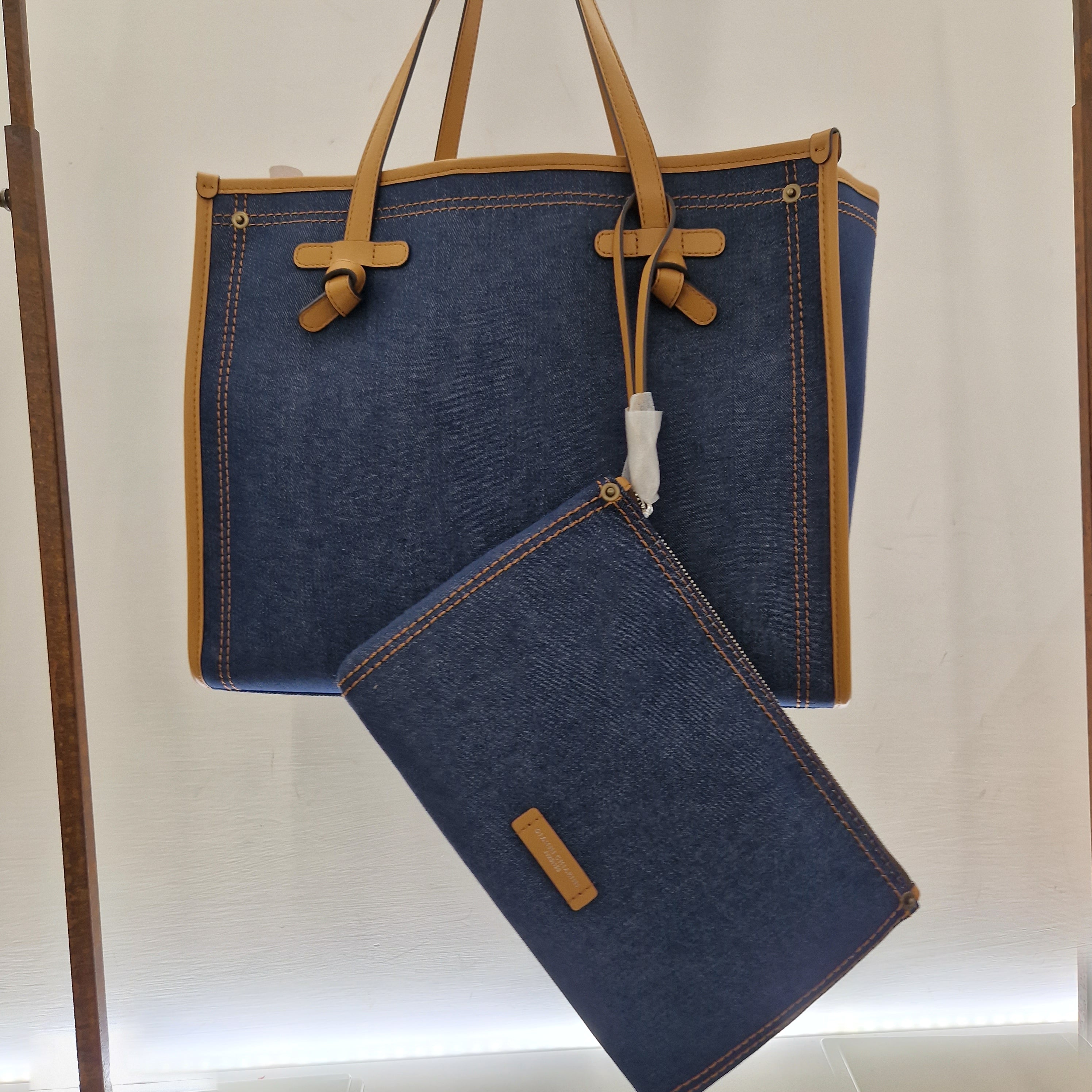Gianni Chiarini borsa MARCELLA tessuto jeans