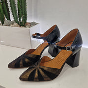 Chie Mihara scarpa con cinturino nera LOLAY