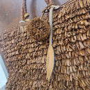 Afar borsa intrecciata a mano LEISHA