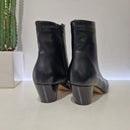 ENJOY stivaletto texano  in pelle nera