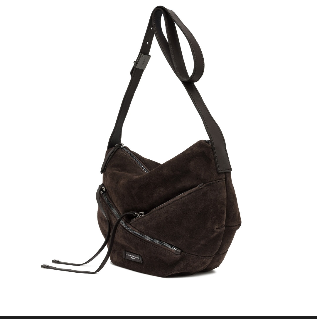 Gianni Chiarini borsa SHANIA  suede T.moro
