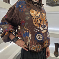 Giacca LEO  modello bomber IN SATIN