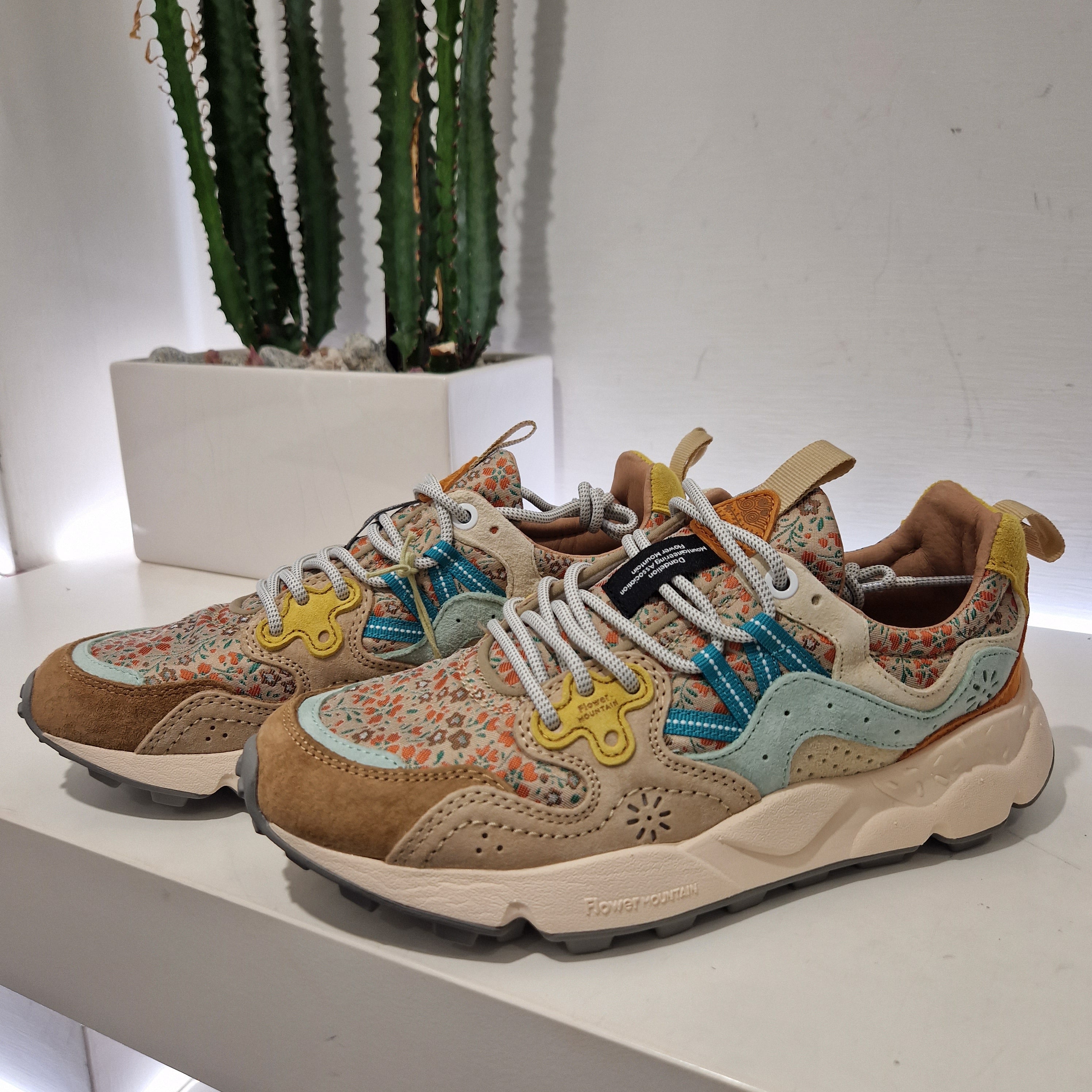 Flower Mountain sneakers YAMANO dettagli FIORI
