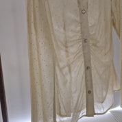 Camicia TRASPARENTE con strass