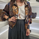 Giacca LEO  modello bomber IN SATIN