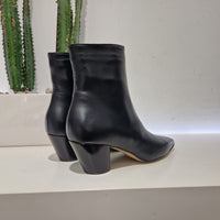 ENJOY stivaletto texano  in pelle nera