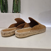 Palomitas ciabatta ALYA suede color cuoio