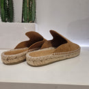 Palomitas ciabatta ALYA suede color cuoio