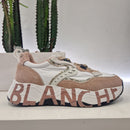Voile Blanche sneaker rosa e glitter