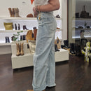 Pantalone jeans STRASS lavaggio chiaro