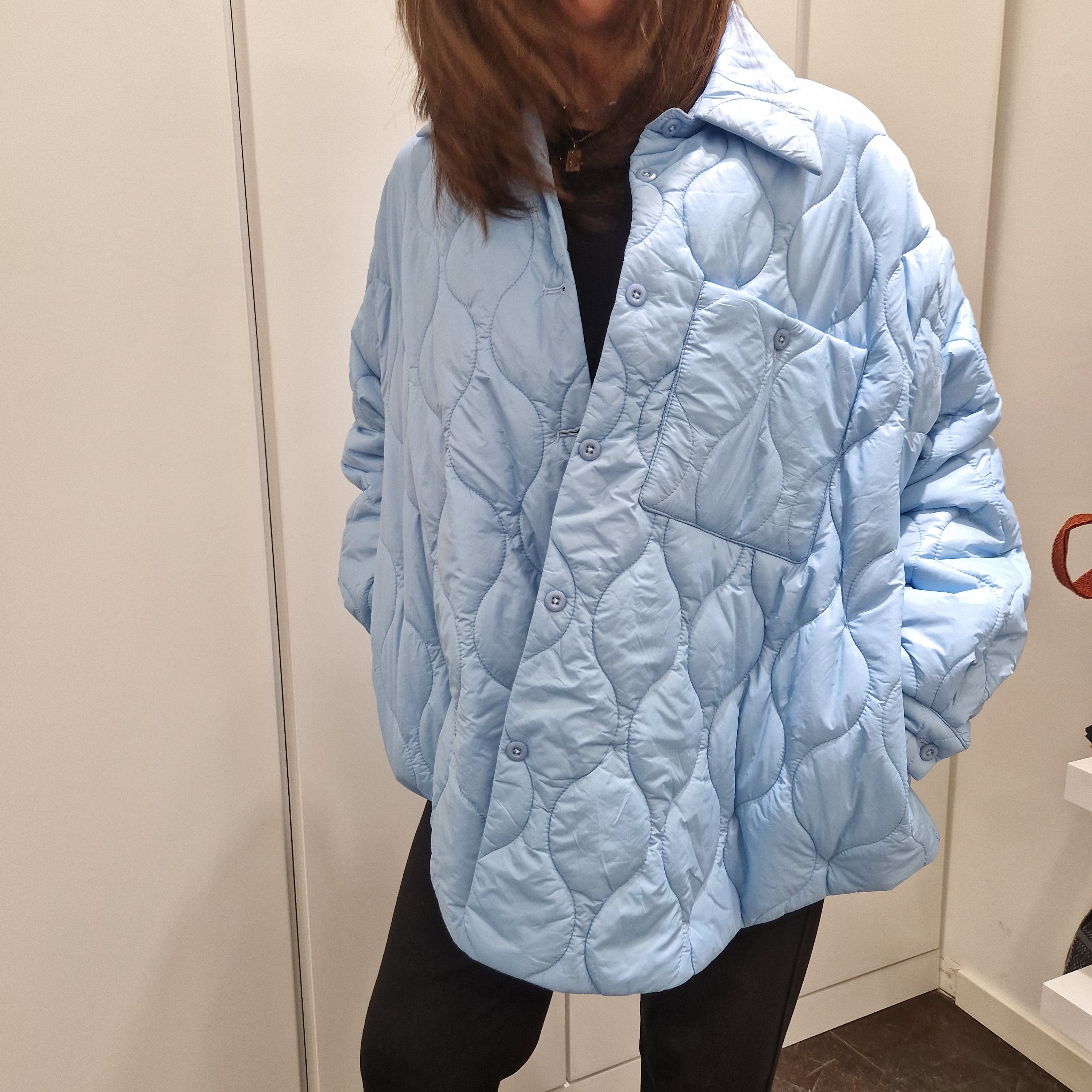 Giacca TRAPUNTINO celeste