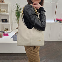 Marc Ellis borsa SHEILA DO panna catena oro