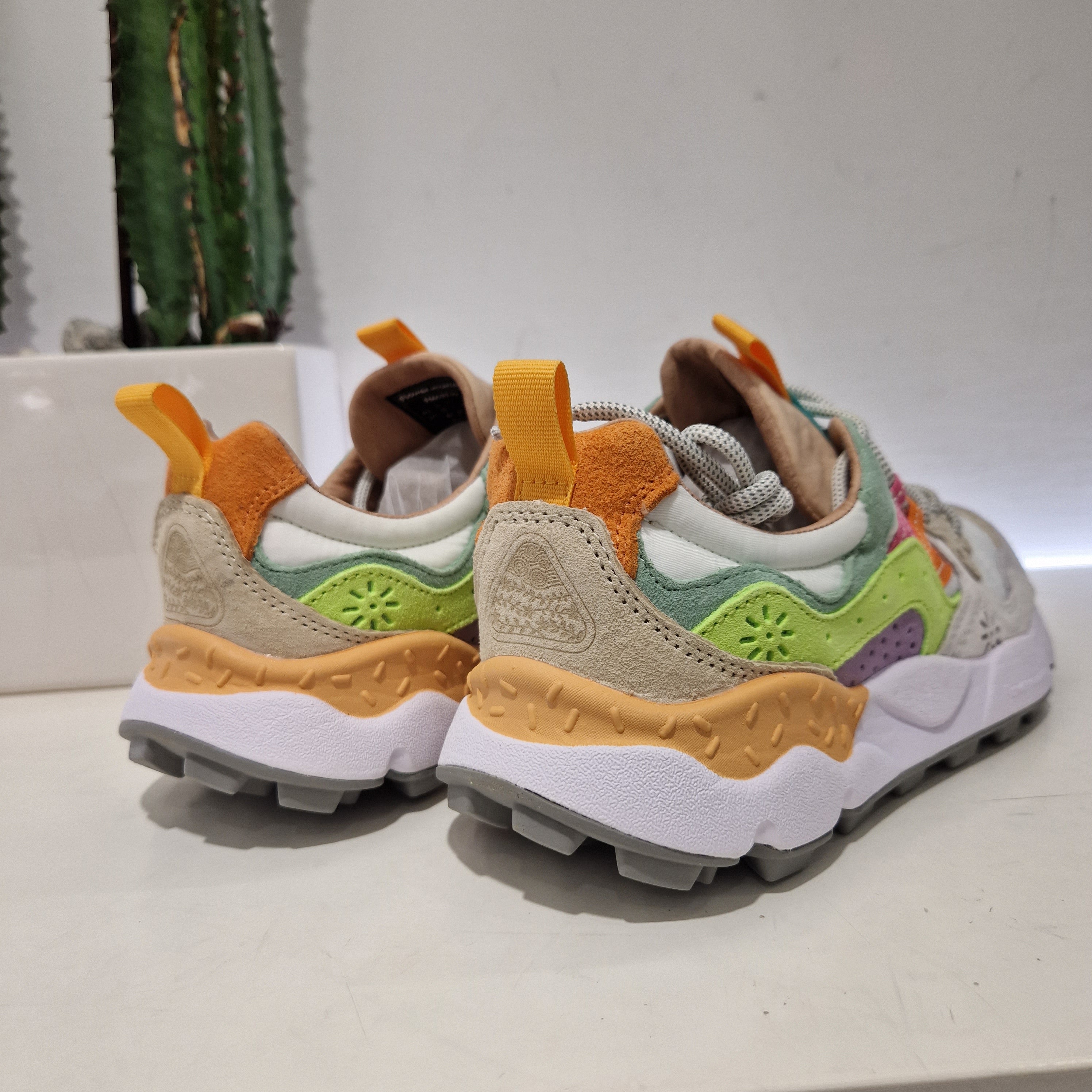Flower Mountain sneakers YAMANO dettagli ARANCIO