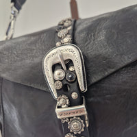 Campomaggi borsa MELITA nera accessori argento