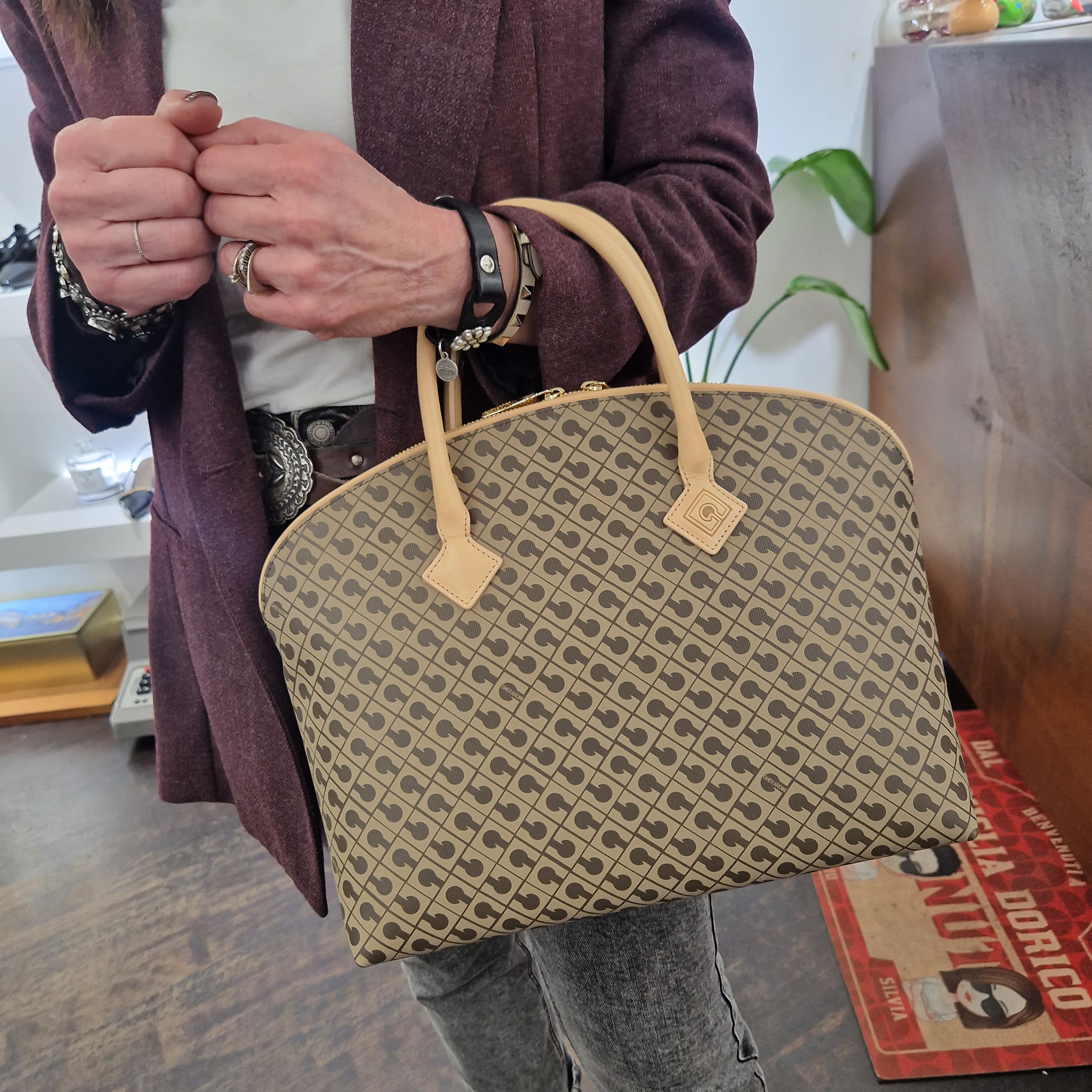 Gherardini borsa BUGATTI GRANDE millerighe