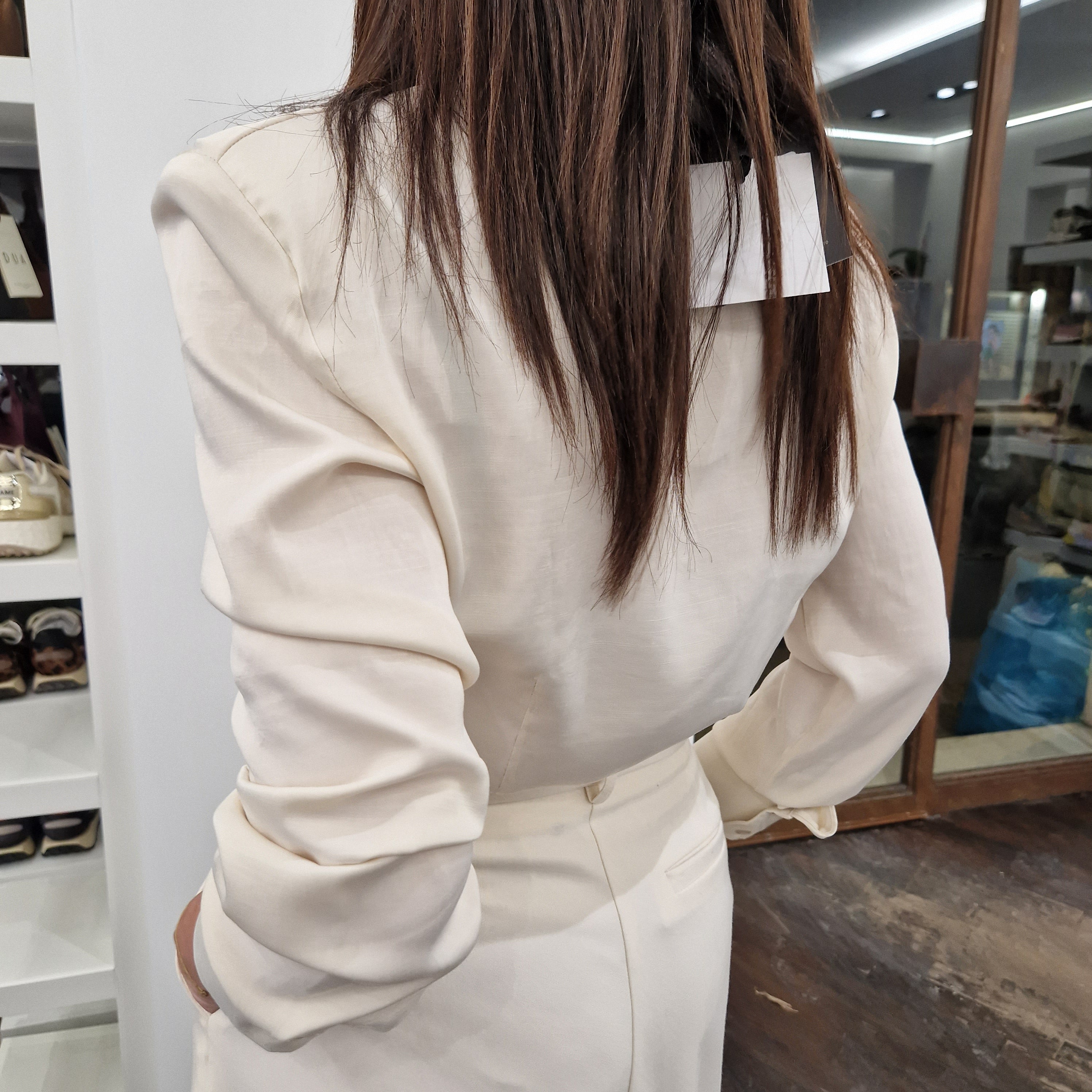 Body CAMICIA panna