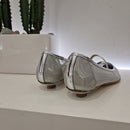 Isabelle Paris ballerina in rete  argento