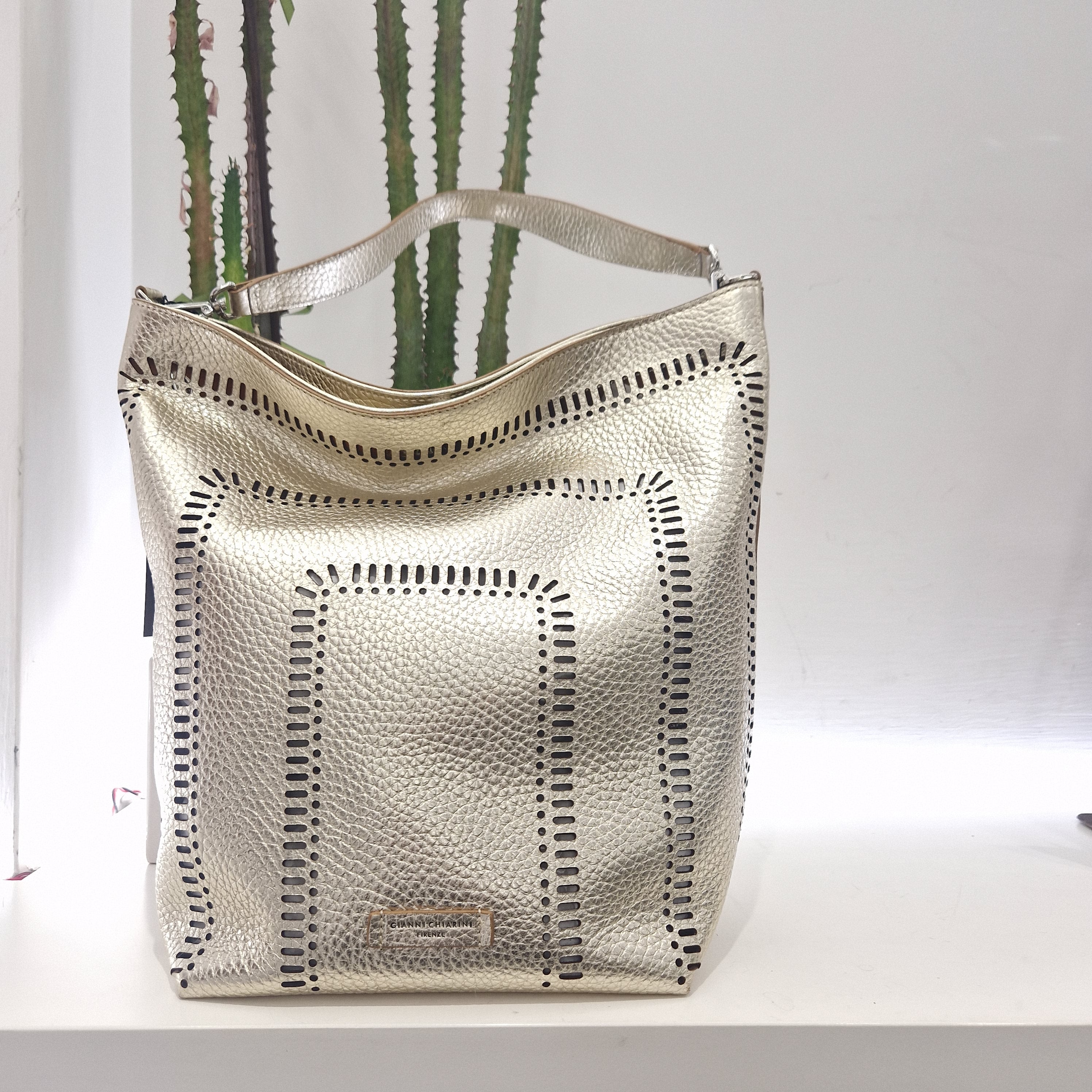 Gianni Chiarini borsa color oro  linea VANESSA
