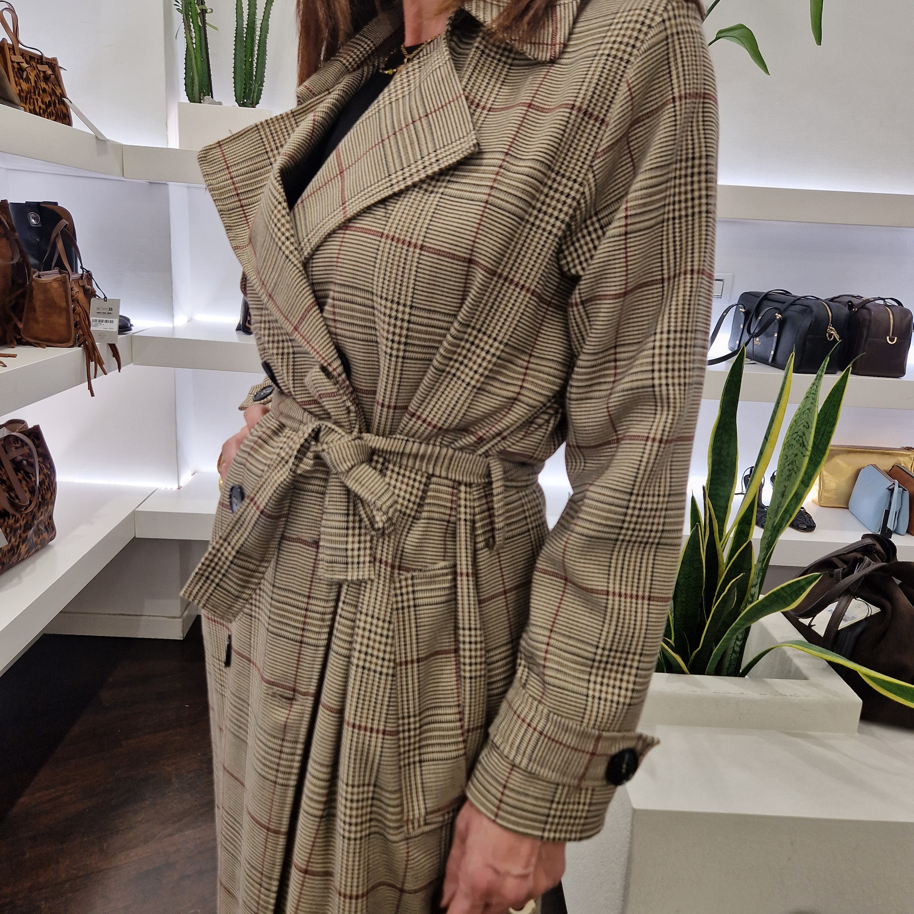 Trench stampa quadri