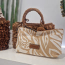 Afar borsa intrecciata a mano KEISHA dimensione piccola