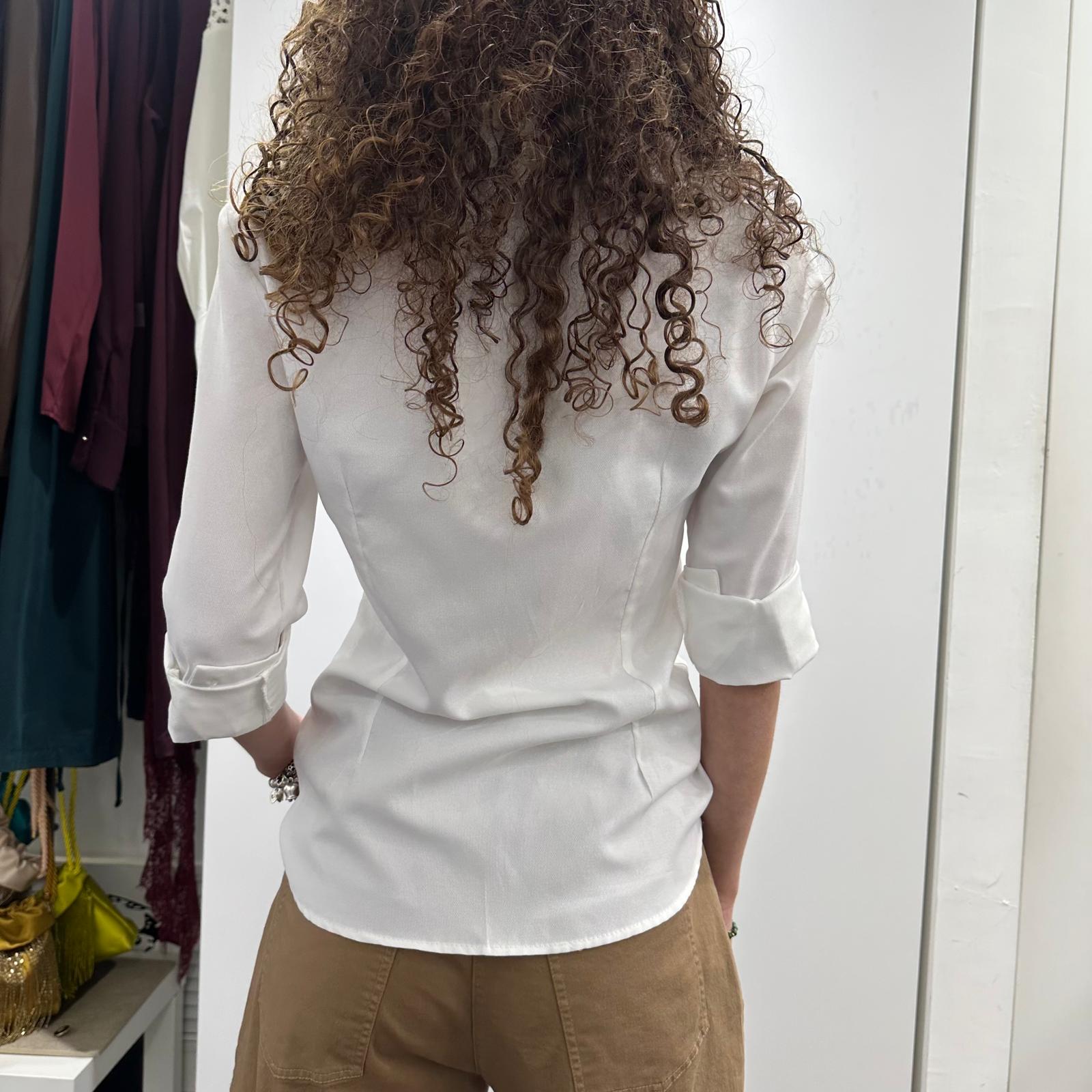 Kikisix camicia OXFORD BIANCO