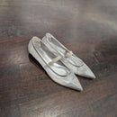 Isabelle Paris ballerina in rete  argento
