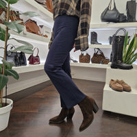 Pantalone della svolta blu notte modello FLARE