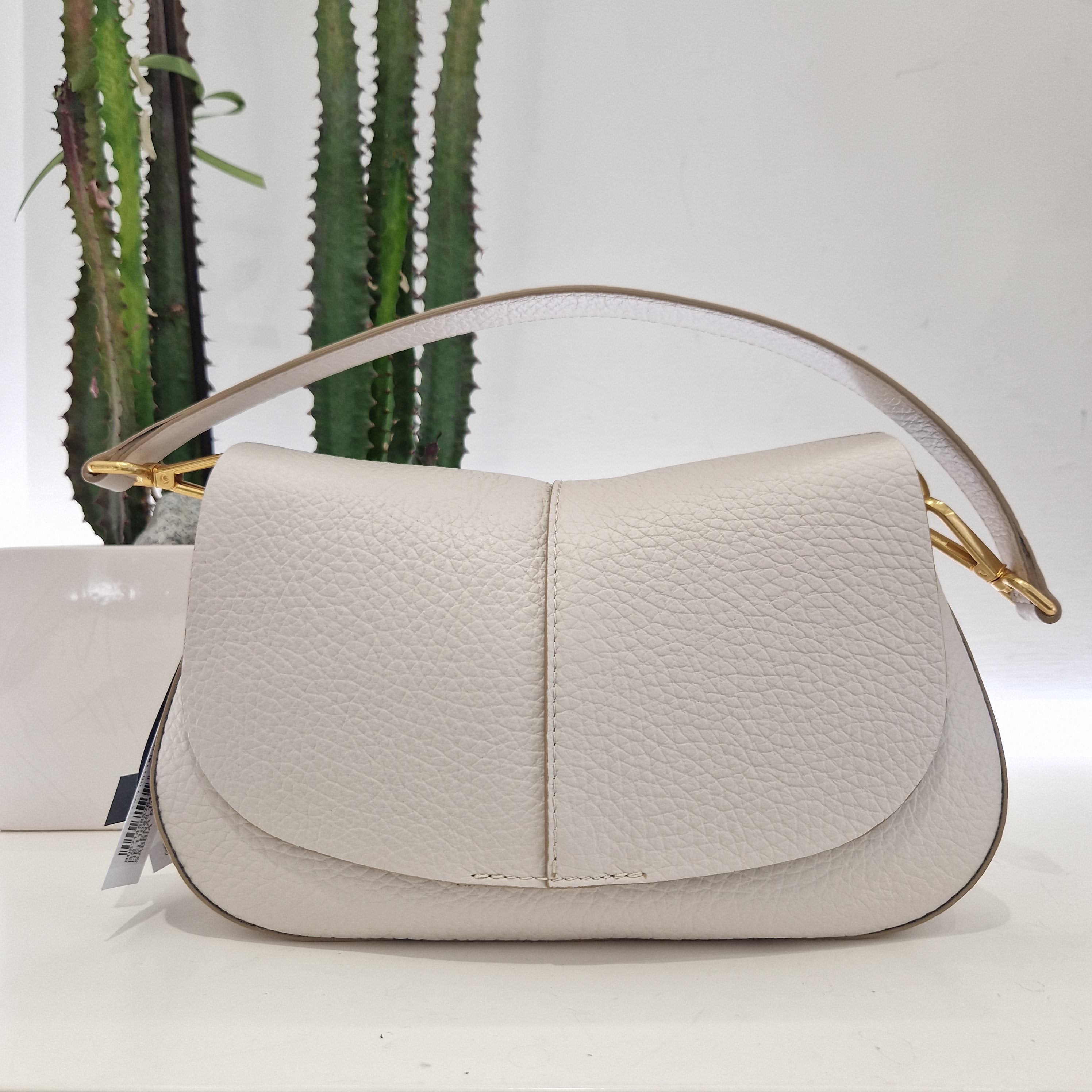 Gianni Chiarini borsa linea Helena Round color panna
