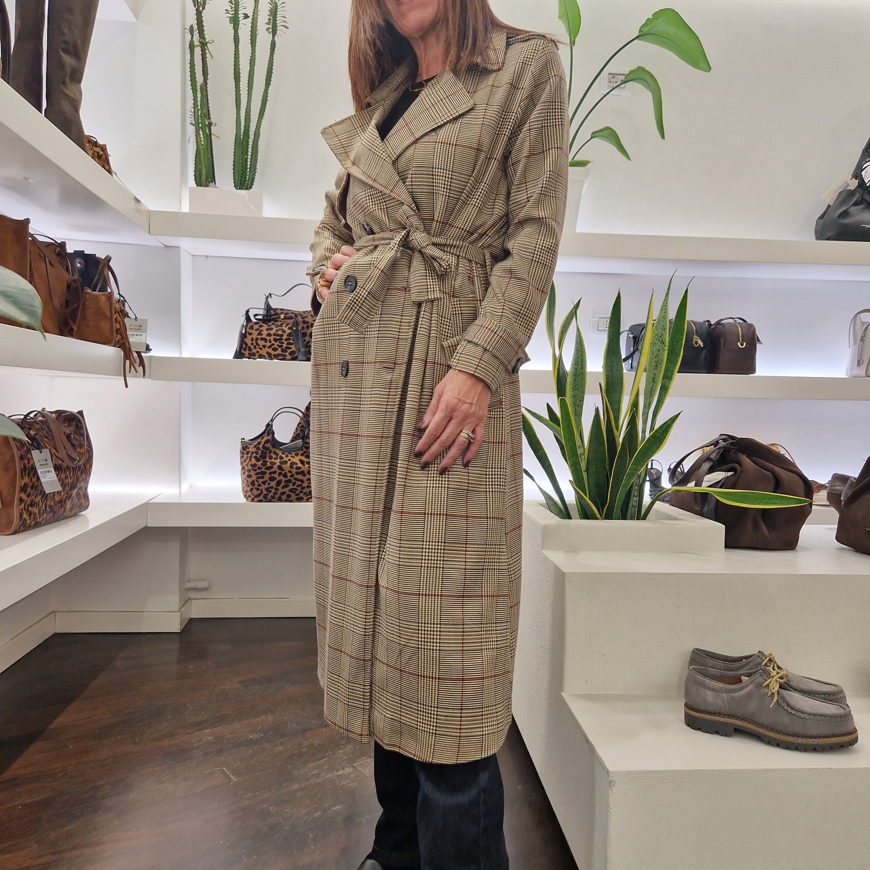Trench stampa quadri