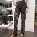 Kikisix pantalone ZARINA paillettes nero