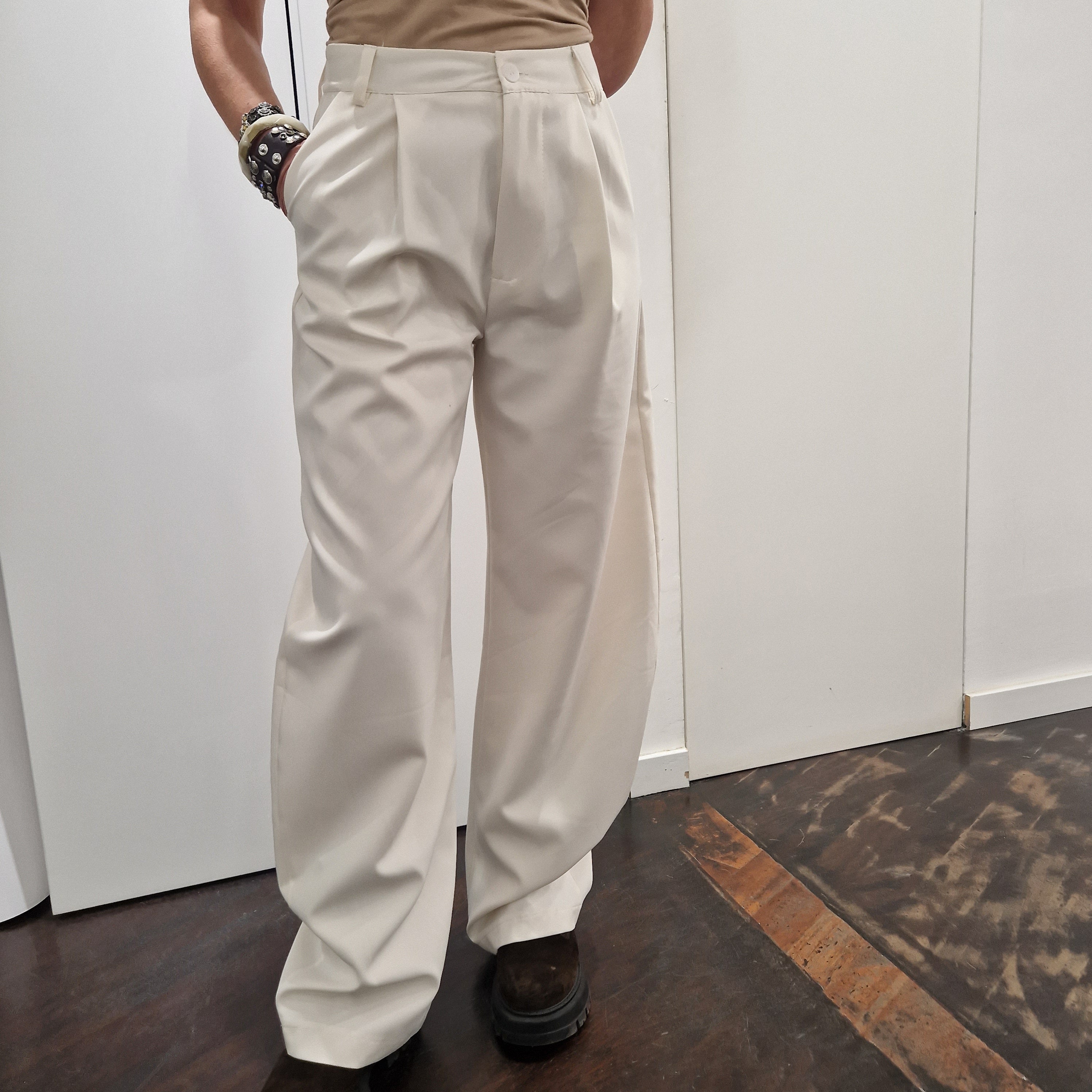 Pantalone VIENNA color panna