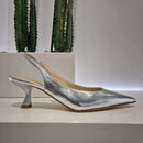 Scarpa elastico t.50 ARGENTO