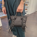 Gianni Chiarini  MISS MARCELLA  dimensione piccola pelle nera  frange